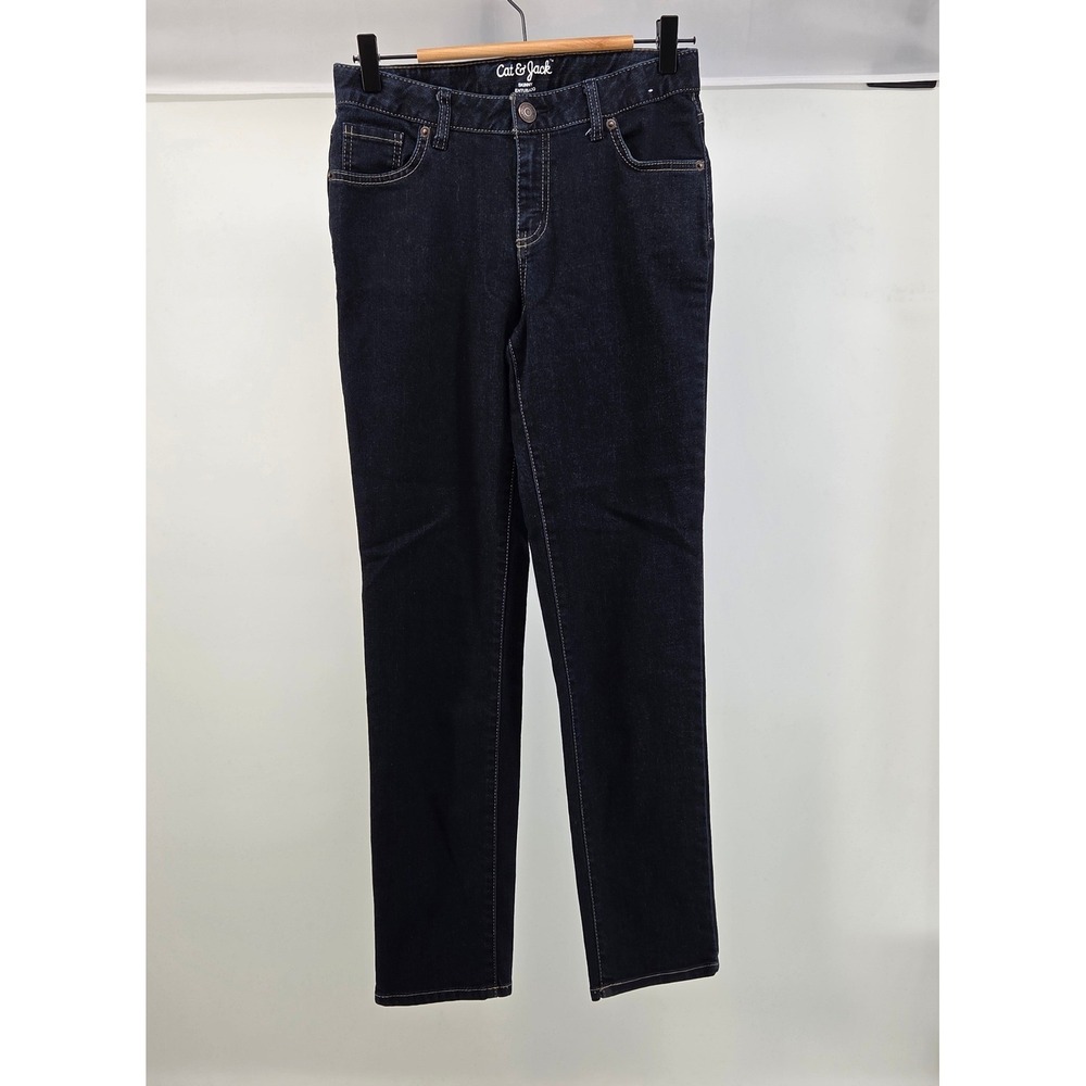 Cat and Jack Skinny Jeans Kids Size 14 Dark Wash Stretch Every day School